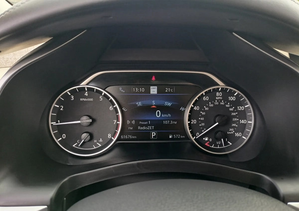 Nissan Murano cena 123500 przebieg: 61500, rok produkcji 2020 z Białystok małe 742